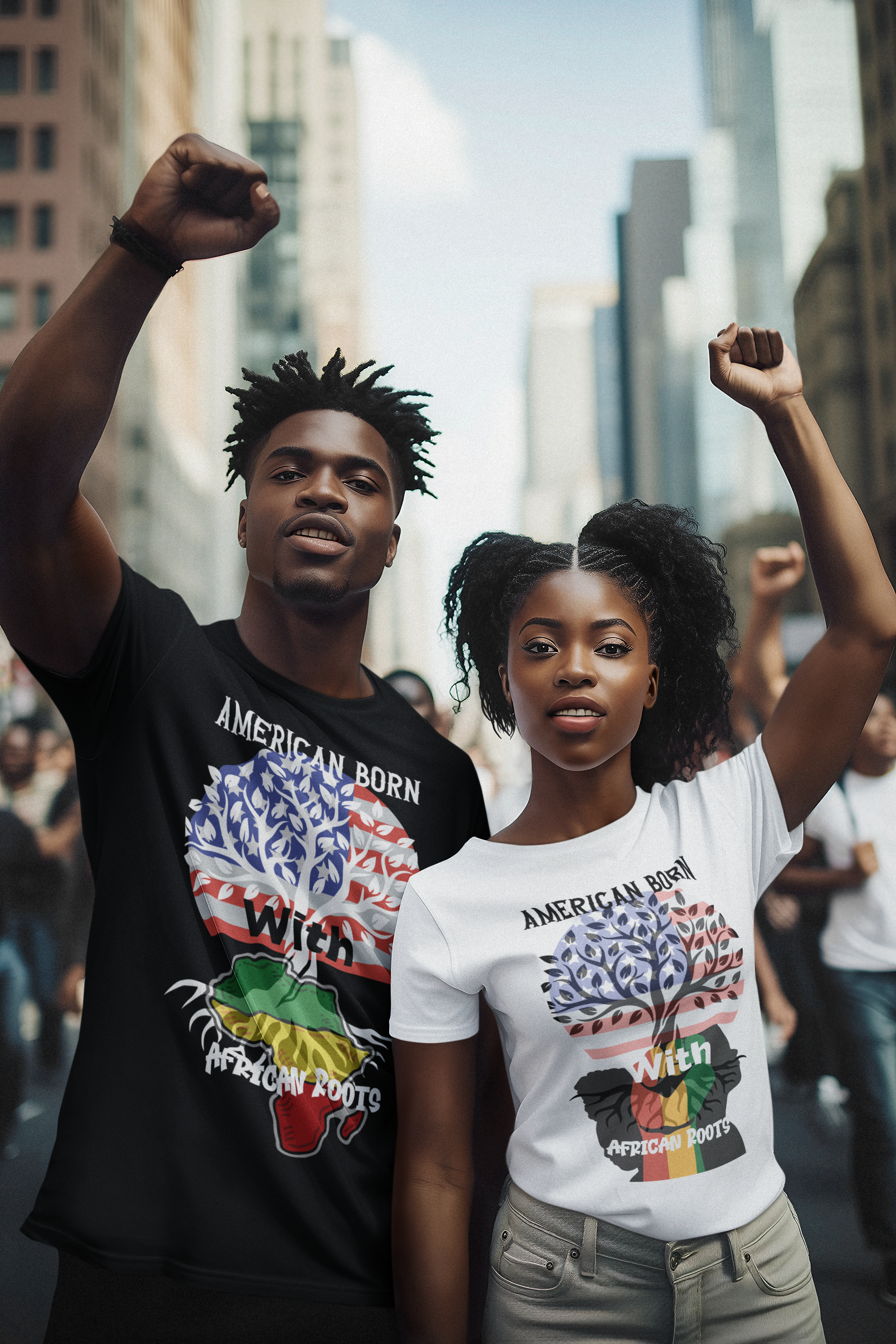 African Roots! Alternative variant. Softstyle T-Shirt