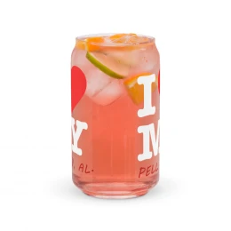 I Love My Pell City - Can-shaped glass