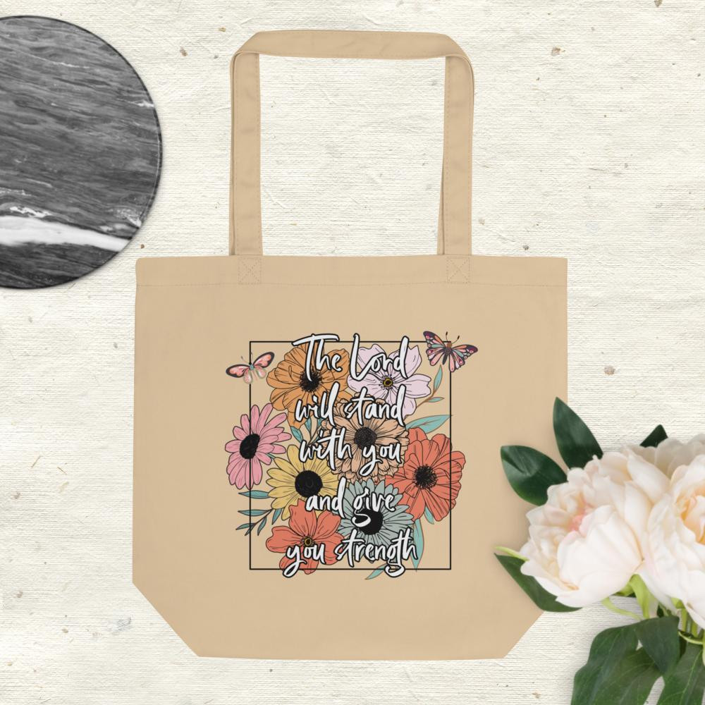 "The Lord Will Stand With You" Eco Tote Bag