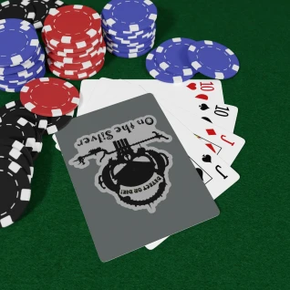 Custom Poker Cards: Detect Or Die! Logo