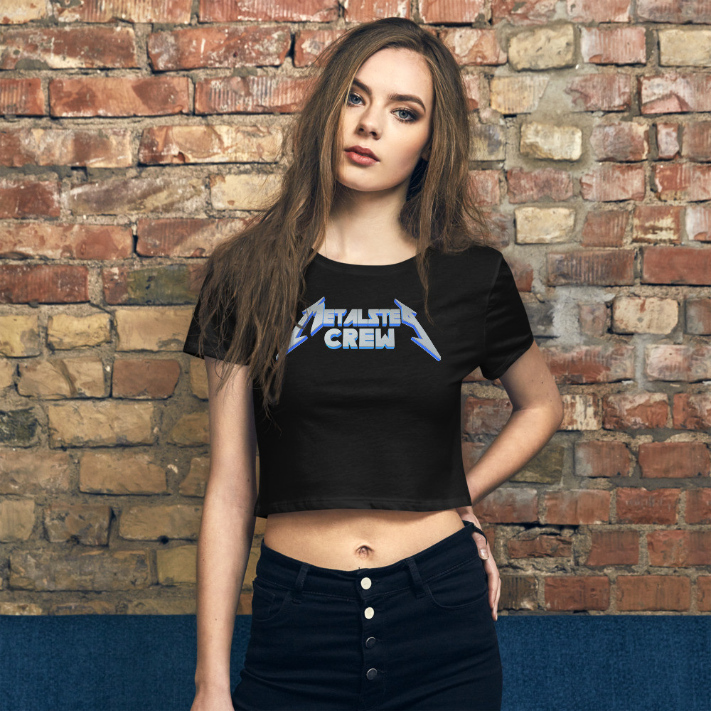 Women’s Crop Metalstep Crew Tee