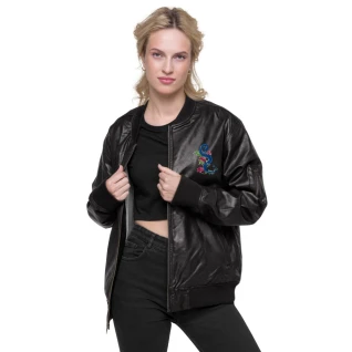Embroidered Bomber Jacket