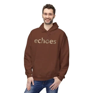 Mens Fleece Hoodie with Echoes