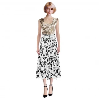 Midi Skirt Floral
