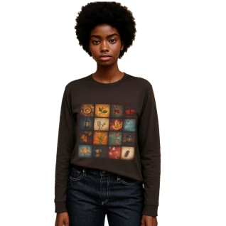 Autumn Floral Long Sleeve Tee,