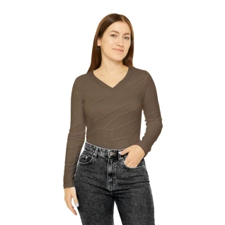 Long Sleeve V-Neck Shirt.