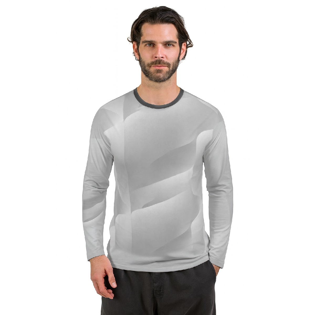 Mens  Long Sleeves T-Shirt Lynx