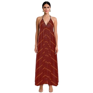 Halter Backless  Dress Lucyla