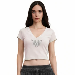 Tencel Slim Fit V-Neck T-Shirt