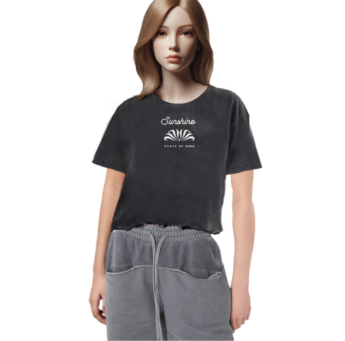 Distressed Hem Tee