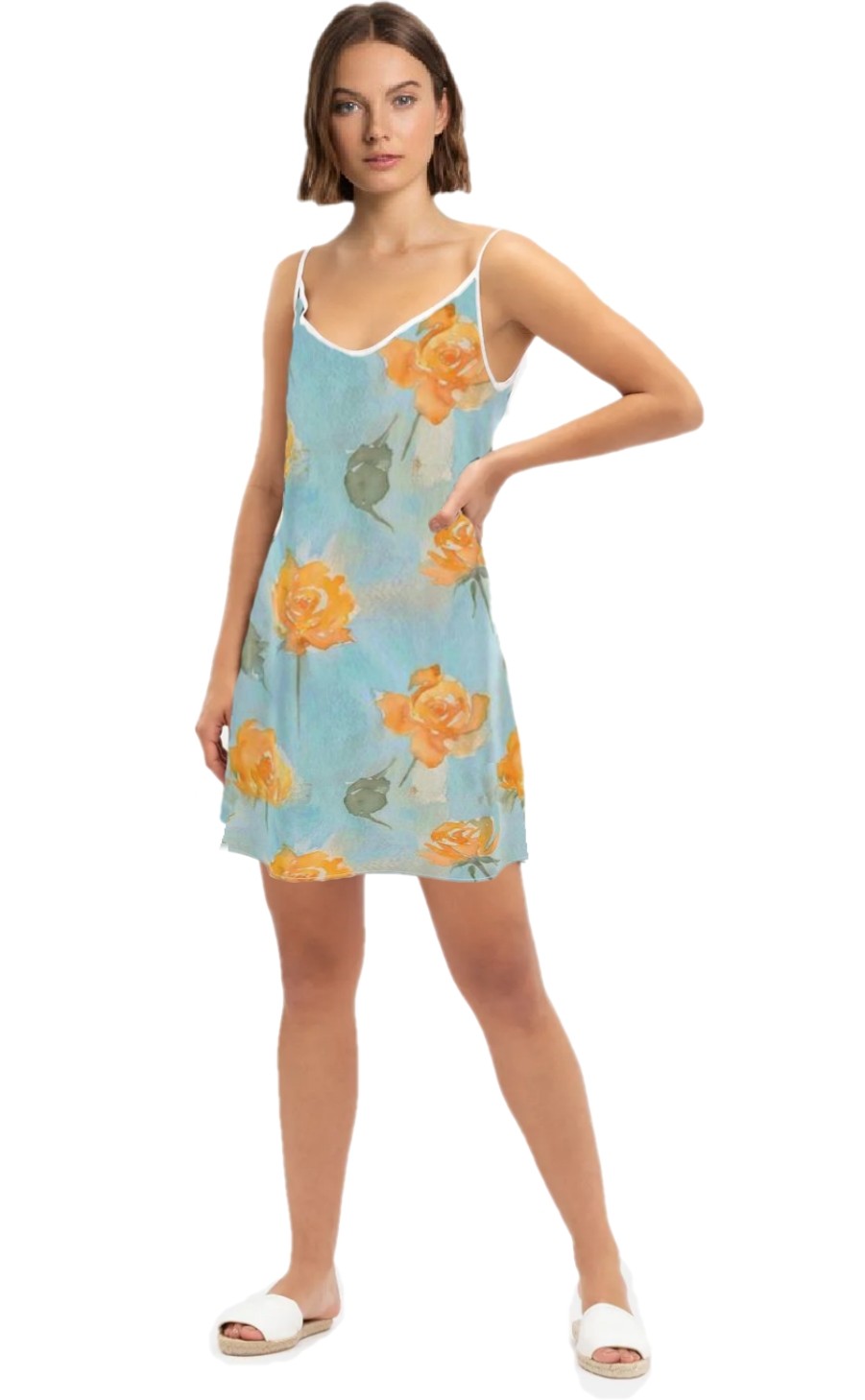 Slip Short Crepe Dress Millie