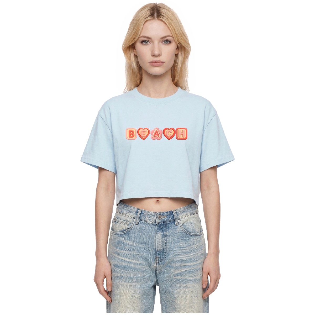 Mineral Wash Crop Tee