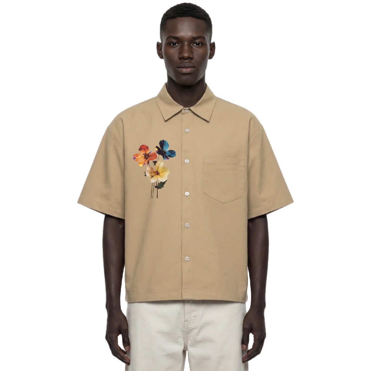 Boxy Short Sleeve Mens Shirt