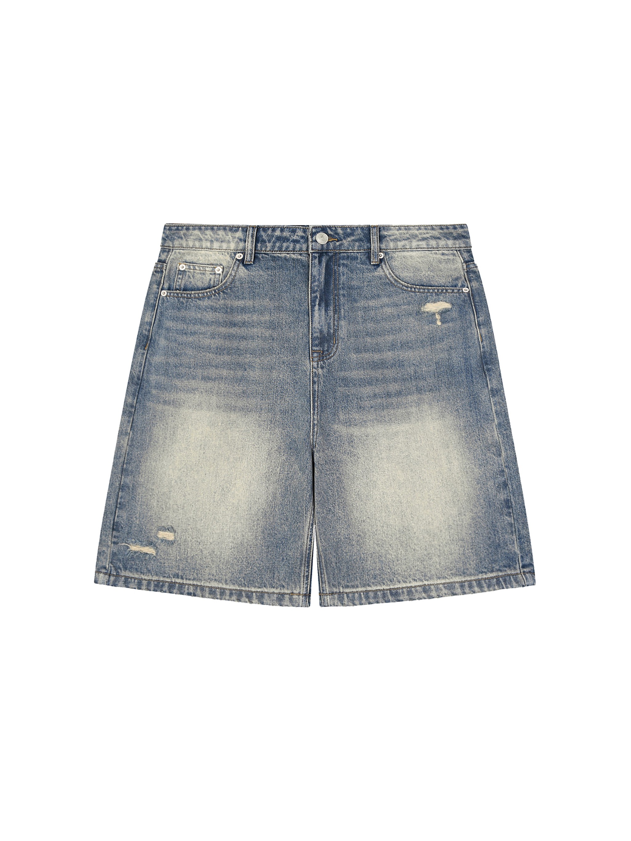 Baggy Denim Long Shorts