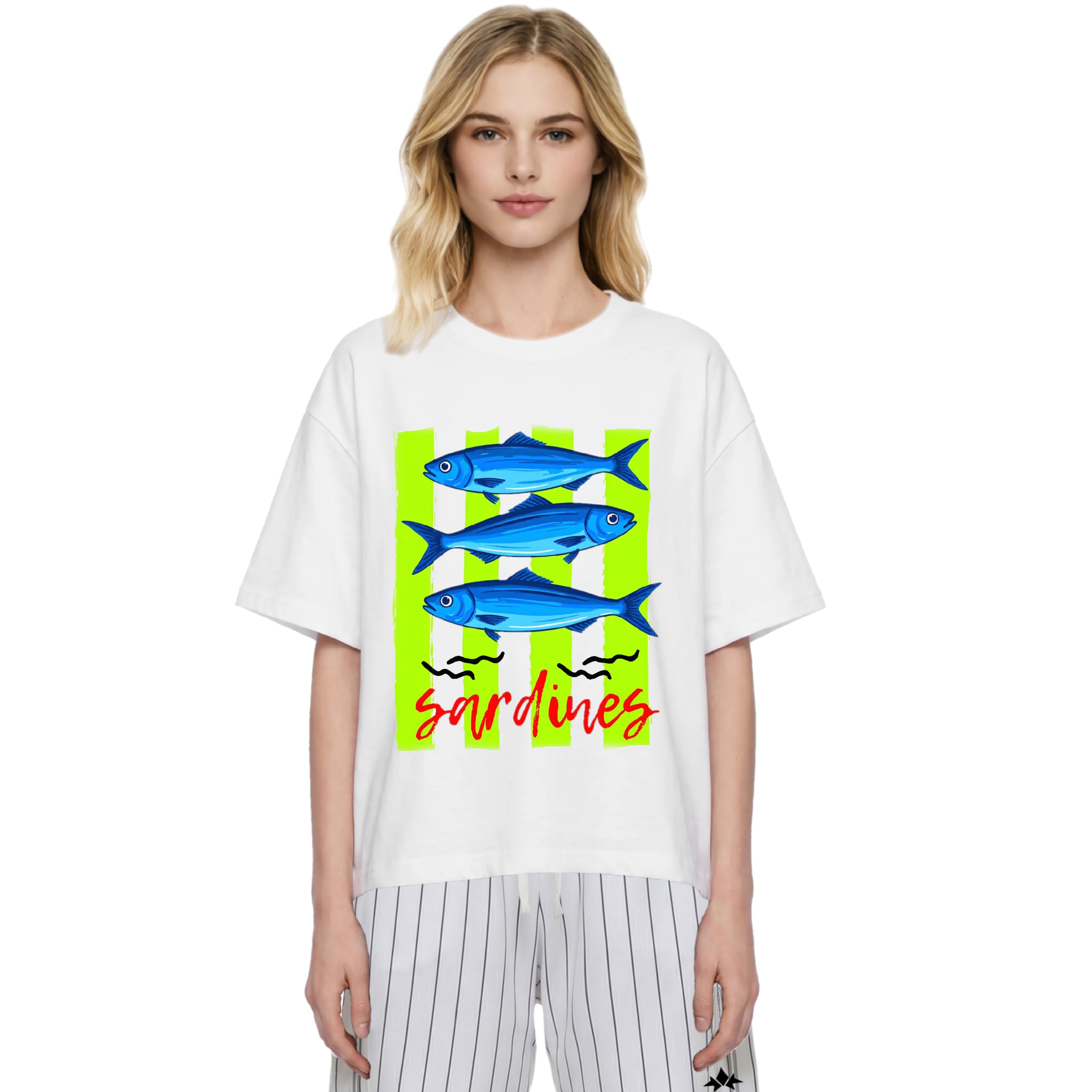 Boxy Drop Shoulder Crop Tee