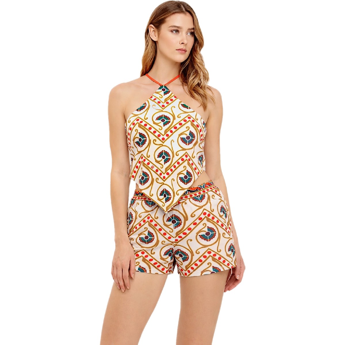 Knotted Halterneck Top Remie