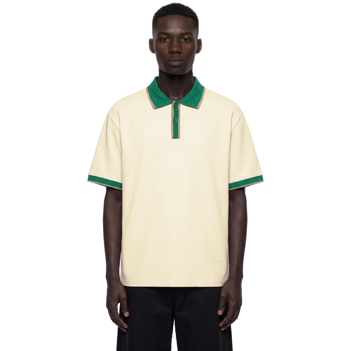 Color Block Polo Shirt