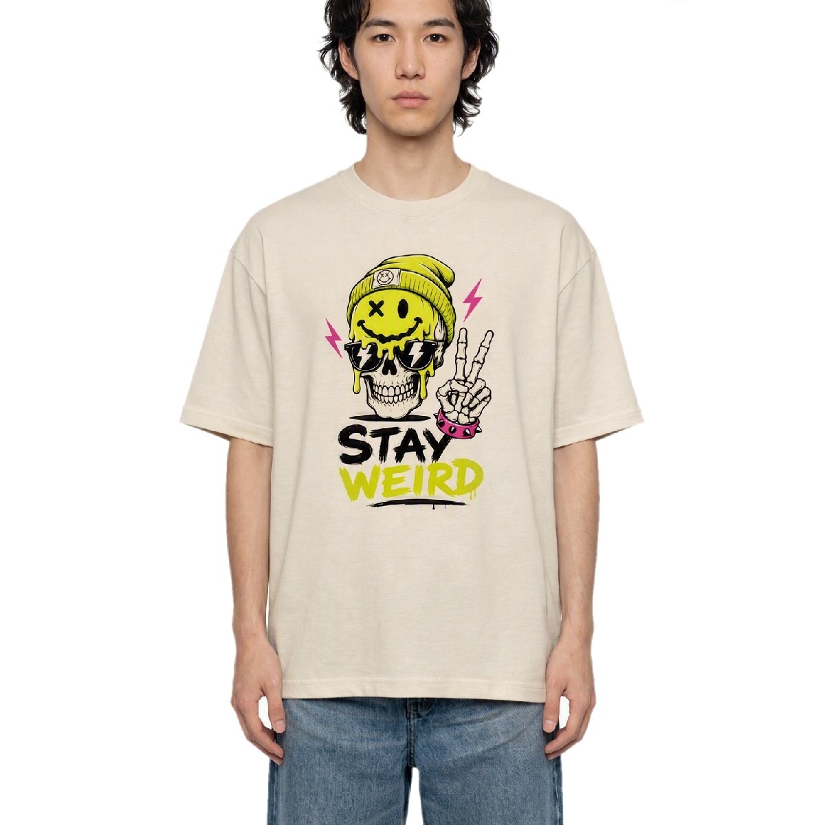 Drop Shoulder Cotton T-Shirt