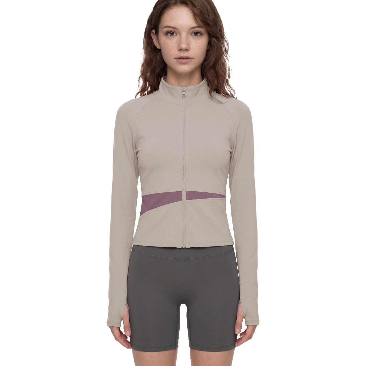 Paneled Yoga Jacket