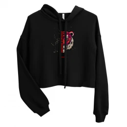 Moriah's Moves Women's Tiger Crop Hoodie