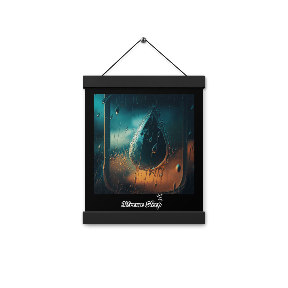 Poster with hangers