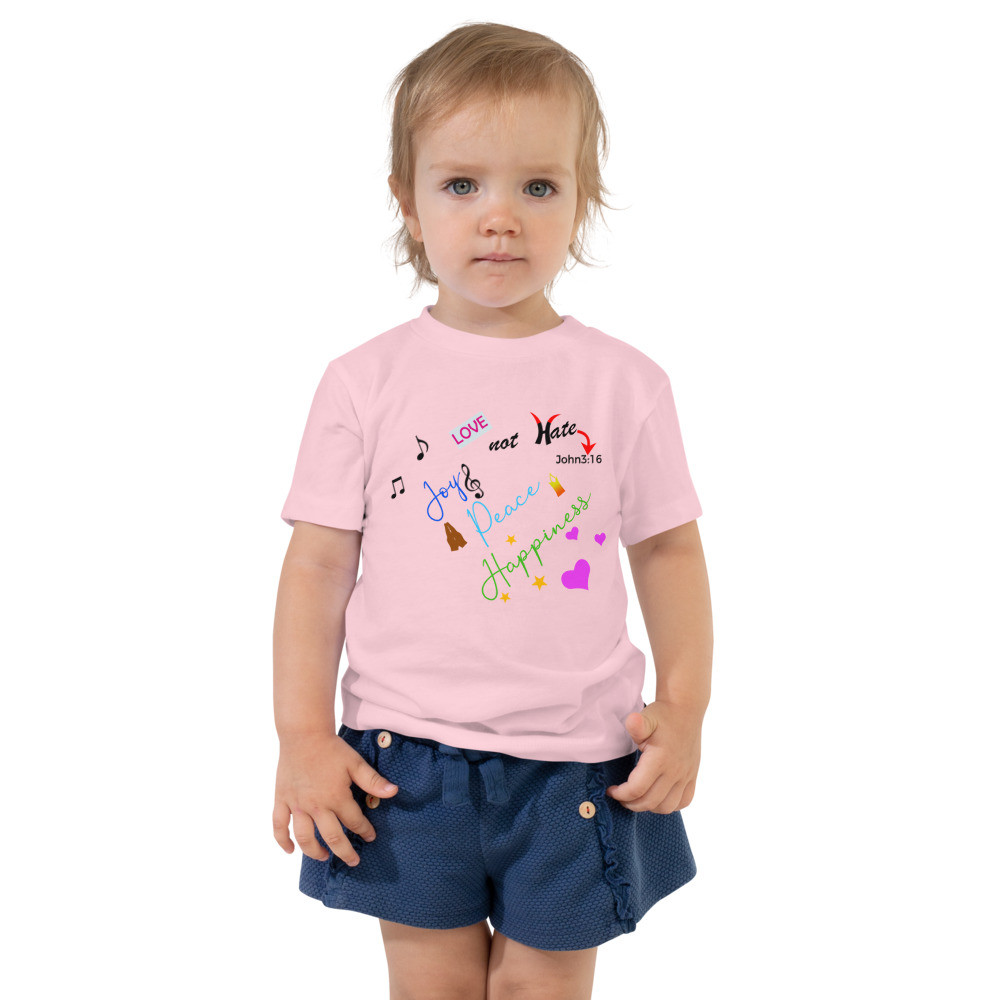 Love Not Hate - Toddler Short Sleeve Tee
