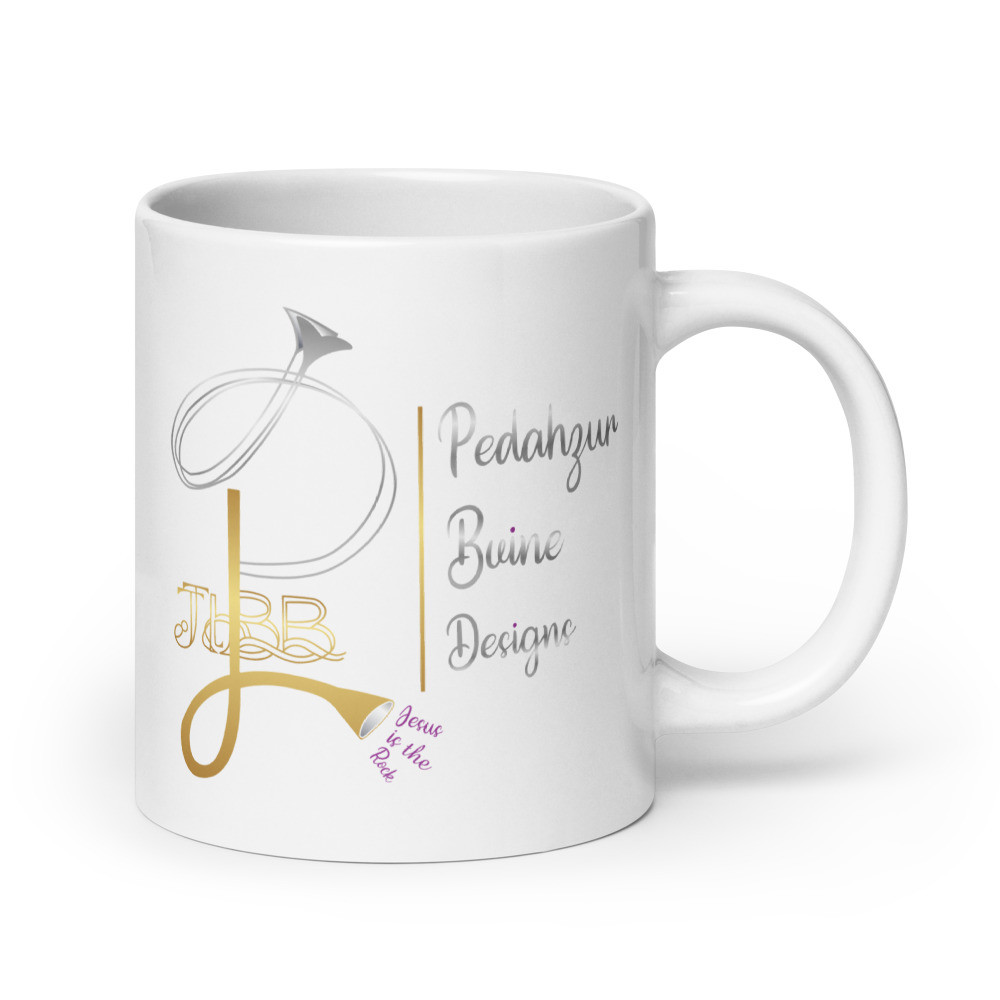 Jesus Is The Rock - White Glossy Mug