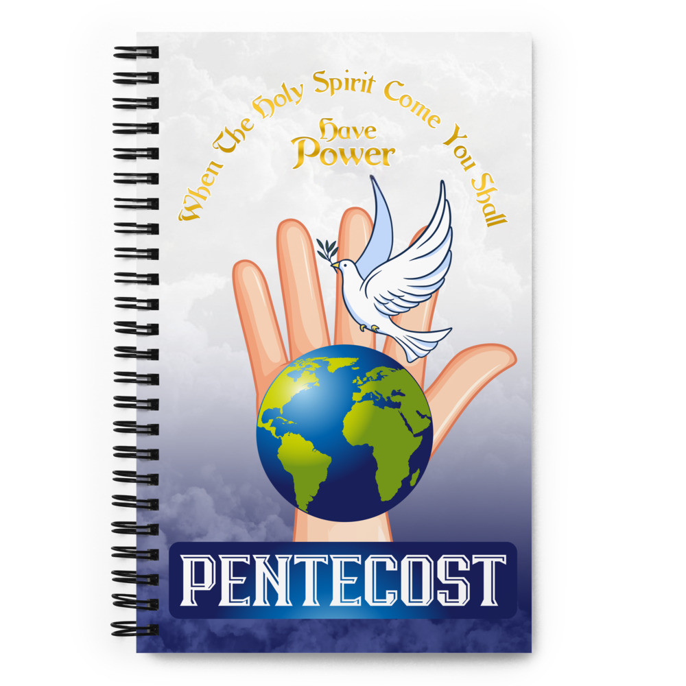 Holy Ghost Pentecost - Spiral Notebook