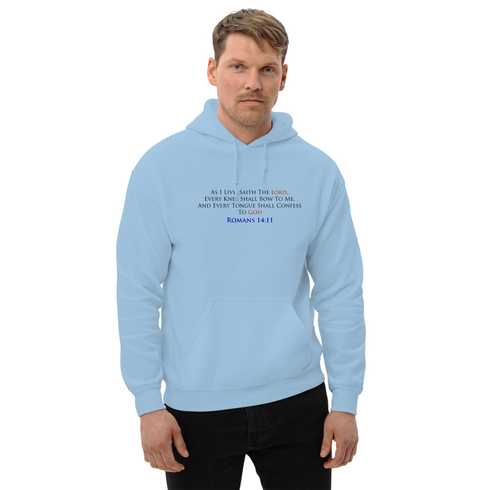 Pedahzur Bvine Designs Every Knee Shall Bow to God Unisex Hoodie