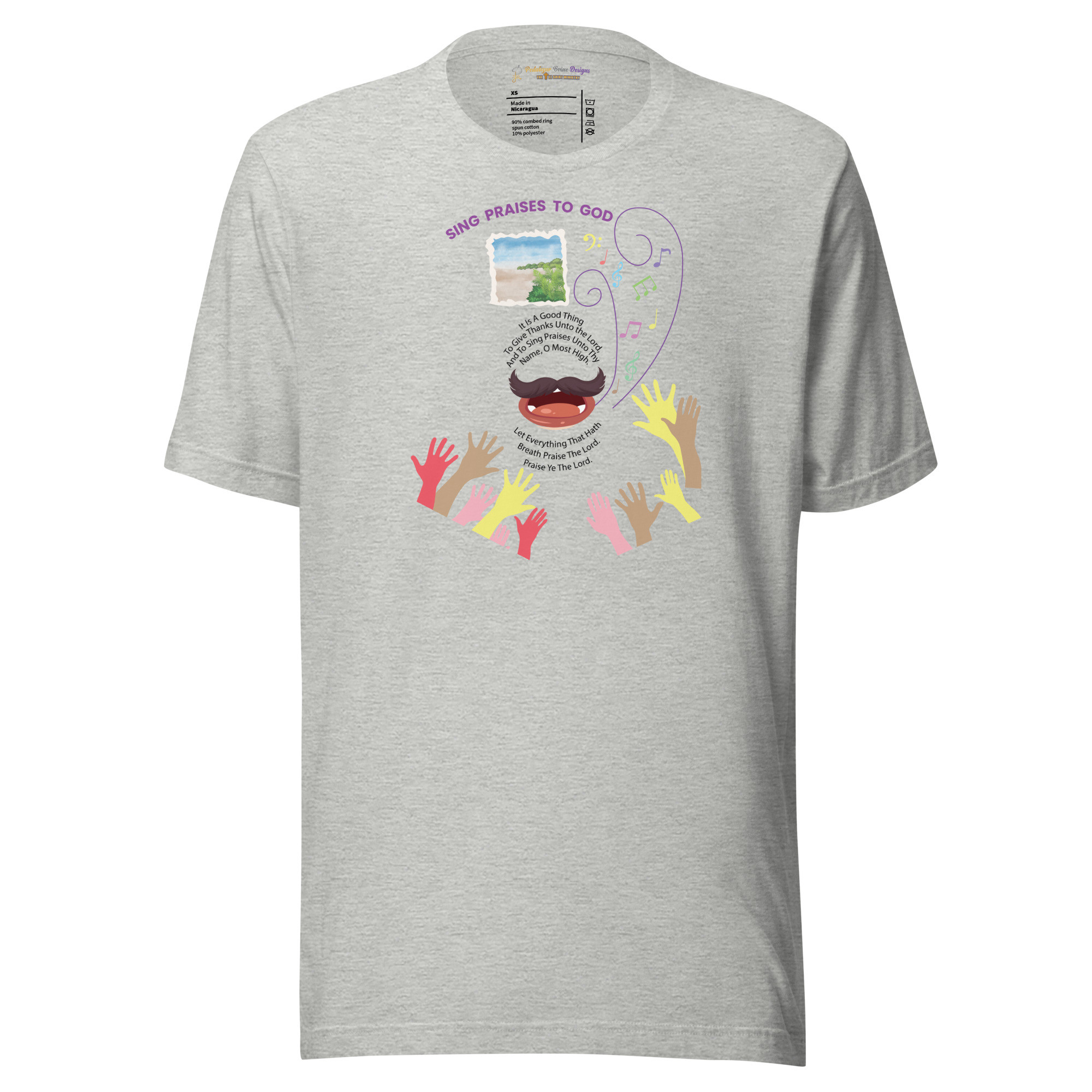 For Choirs and all ,Sing Praises To God - Unisex Short Sleeve Tee