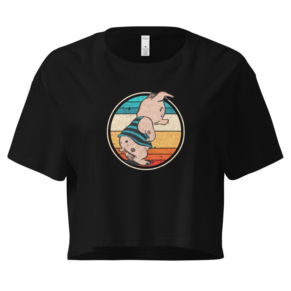 Retro Pig Crop Top