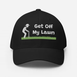 Get Off My Lawn Structured Twill Cap