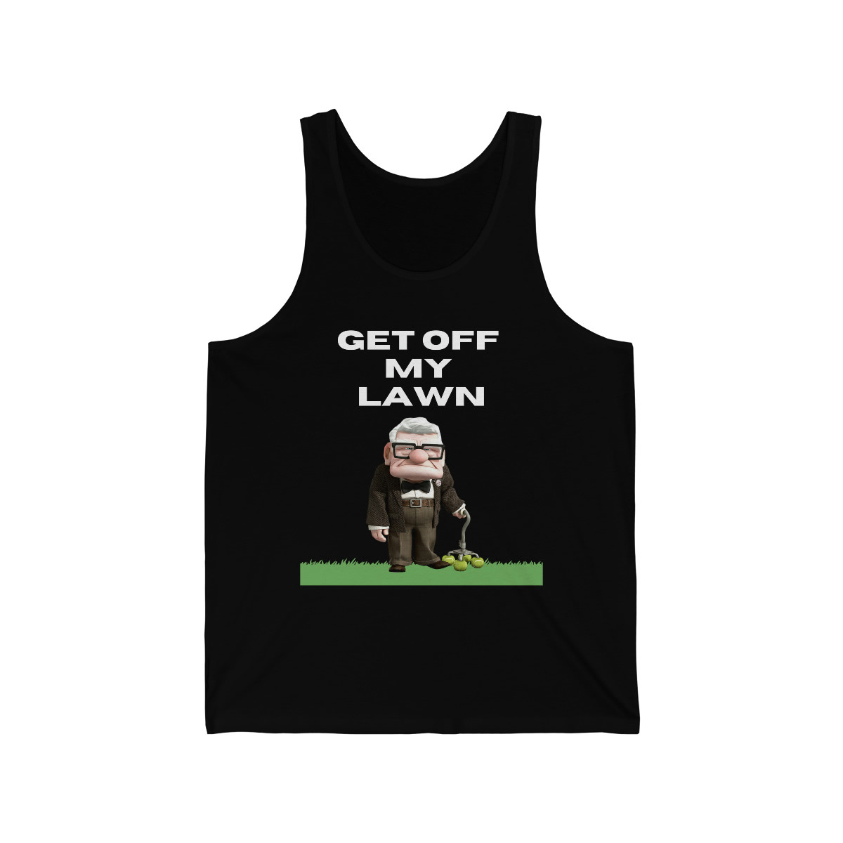 Get Off My Lawn Unisex Jersey Tank