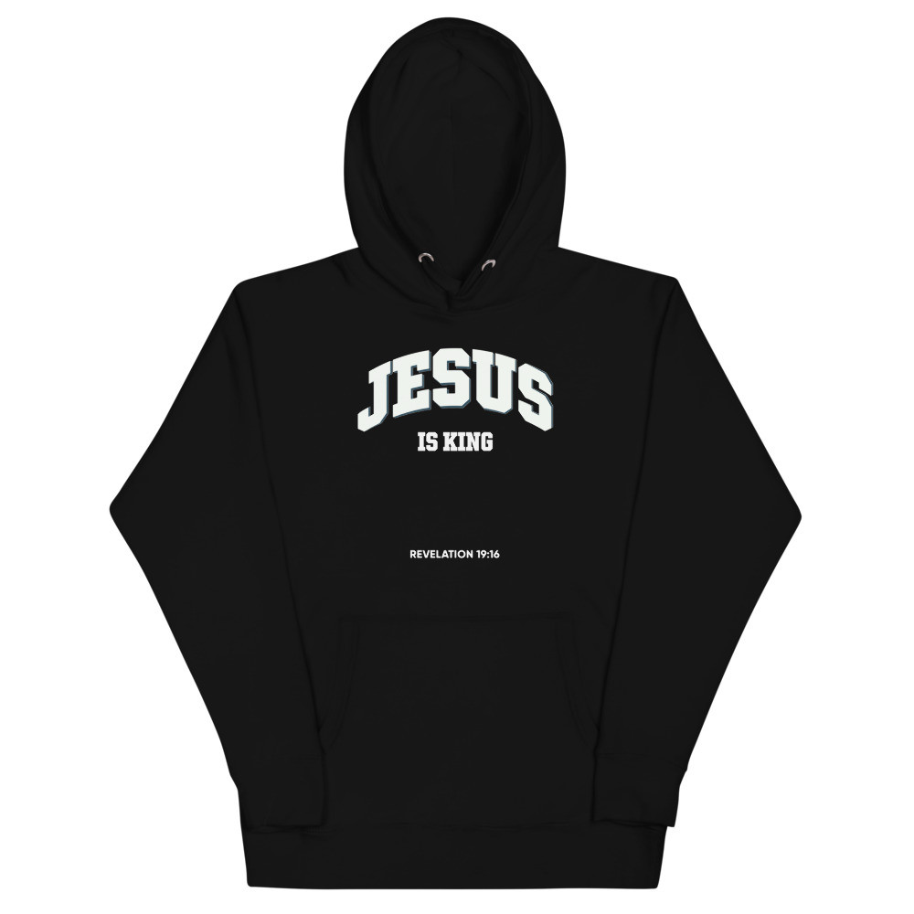 Jesus is King Bold Unisex Premium Hoodie