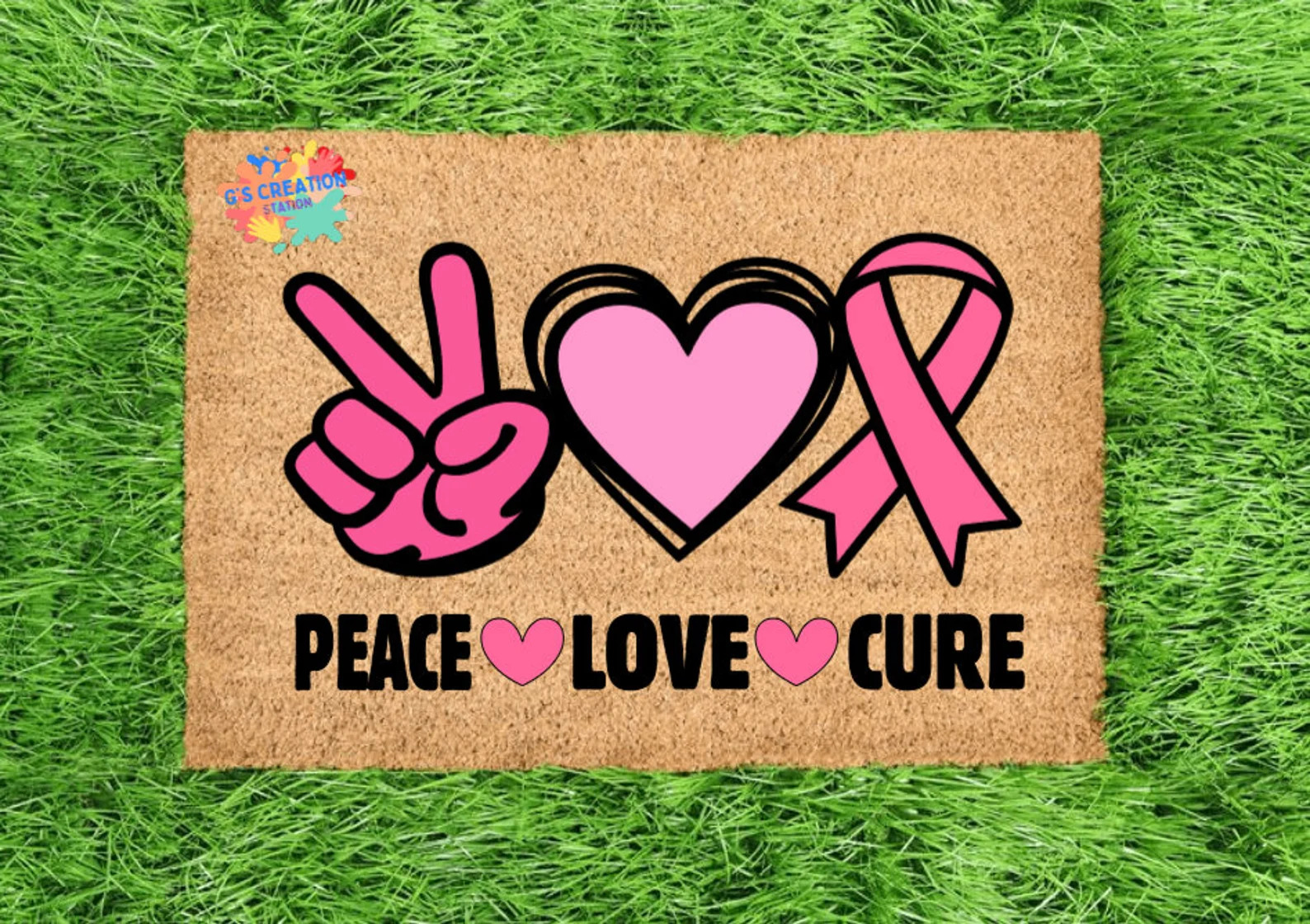 Breast Cancer Awareness Doormat
