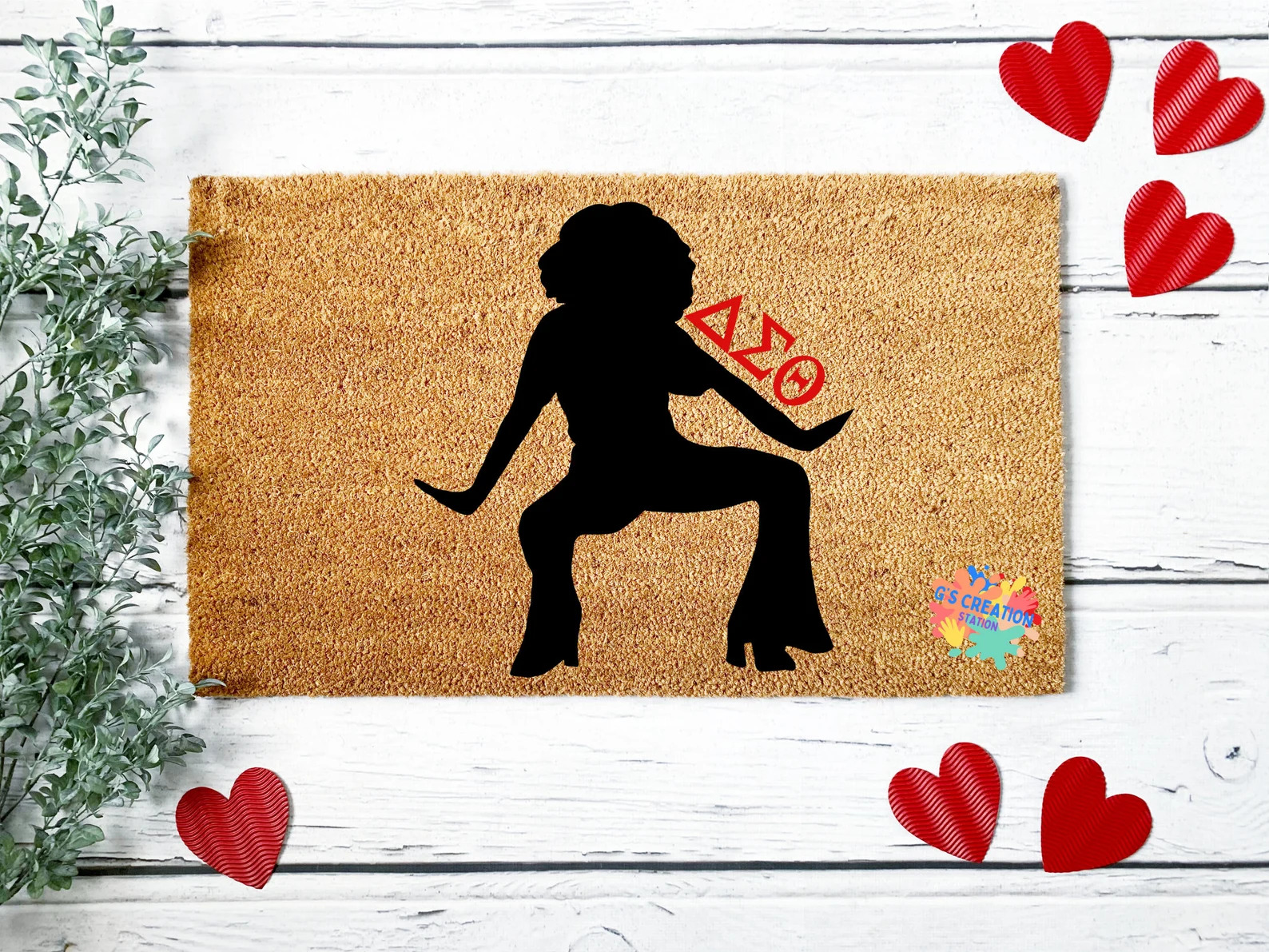 Delta Sigma Theta Sorority Doormat