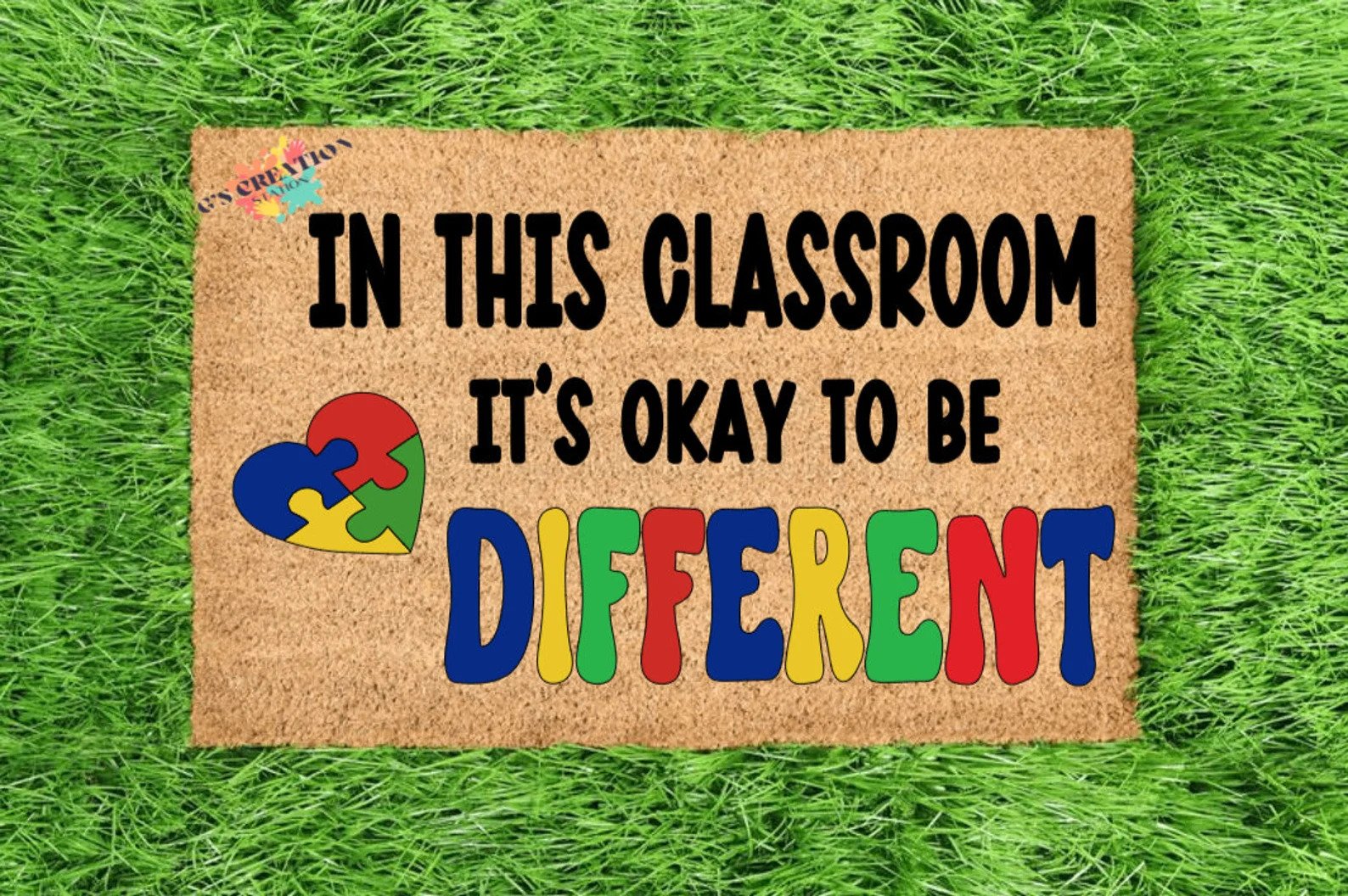 Autism Awareness Doormat