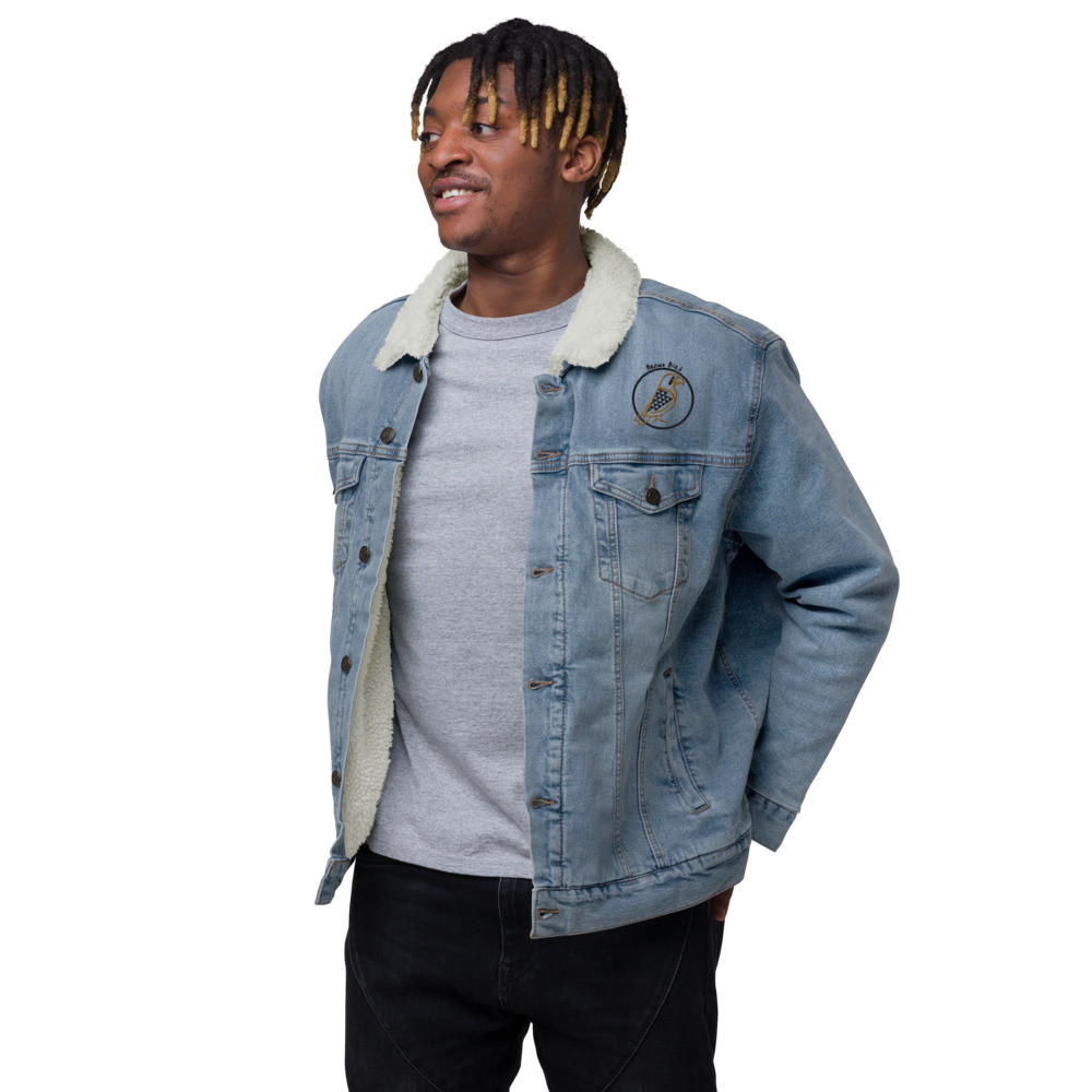Denim Sherpa Lined Jacket