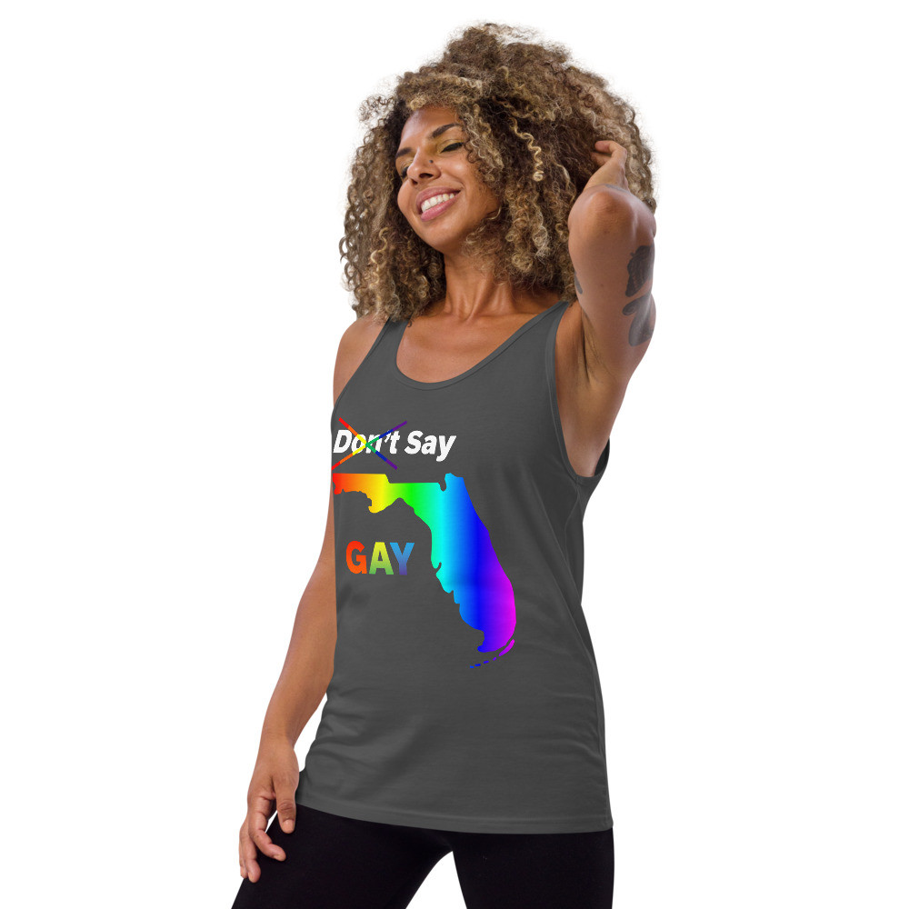 Say Gay Unisex Tank Top