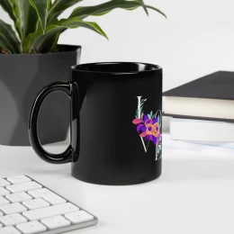 Black Glossy Mug