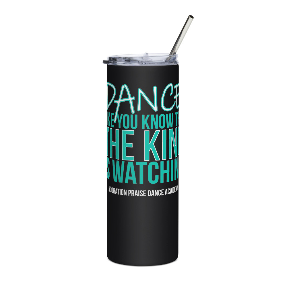 "Dance like you know" APDA Tumbler (Teal)