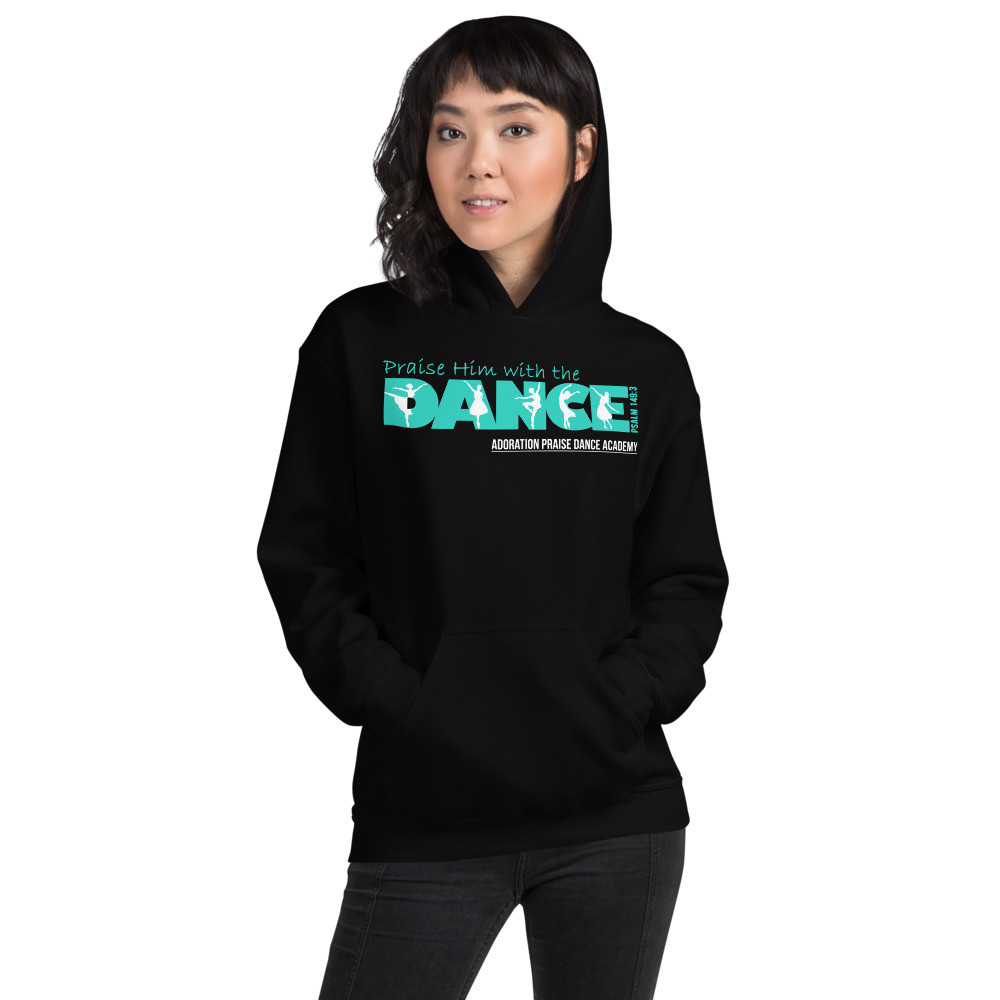 "Praise Him" APDA Adult Hoodie (Teal)