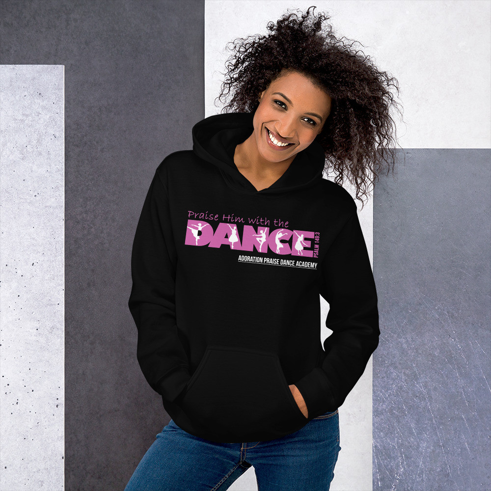 "Praise Him" APDA Adult Hoodie (Pink)