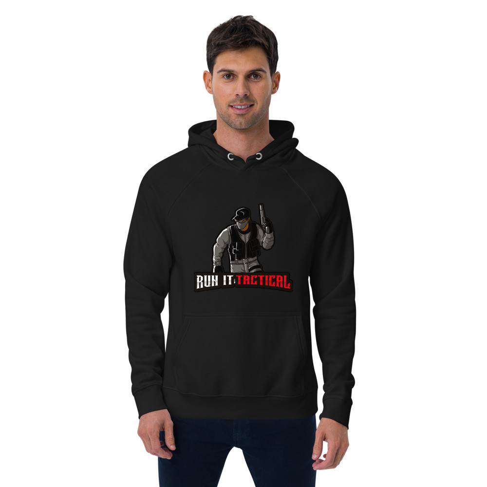 Run it logo front RIT backhoodie