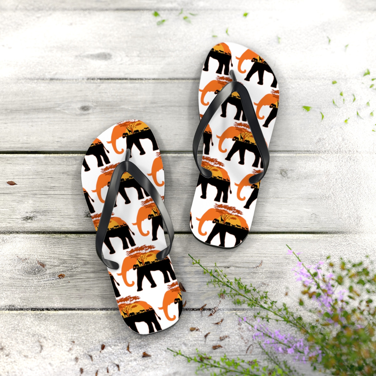 "Protect the Earth" - Unisex Flip Flops