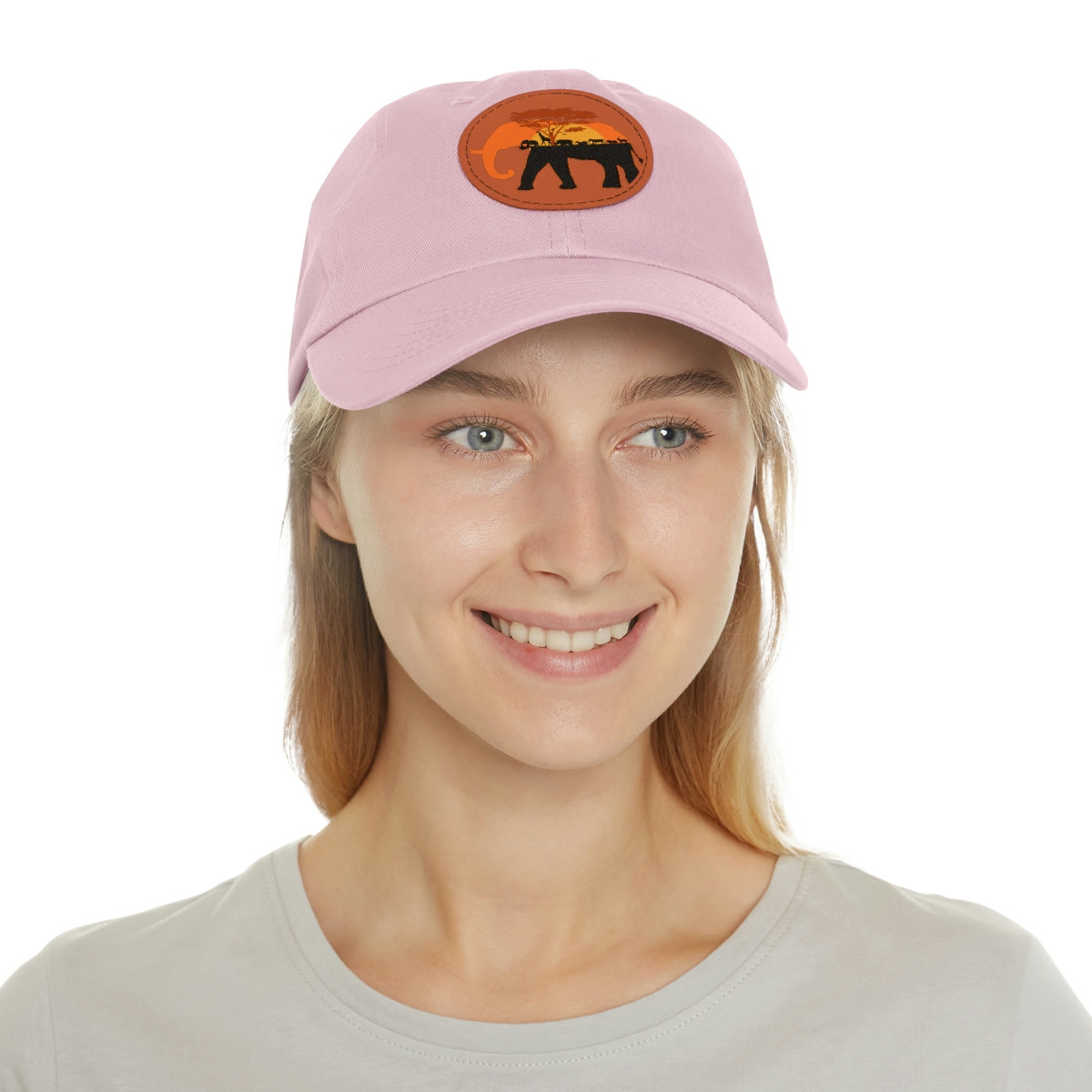 "Protect the Earth" - Environment - Round Leather Patch Dad Hat