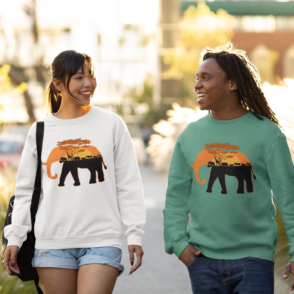 "Protect the Earth" - Unisex EcoSmart® Crewneck Sweatshirt