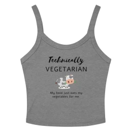 Technically Vegetarian Women’s Micro-rib Tank Top
