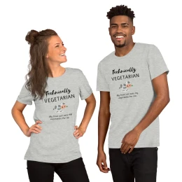 Technically Vegetarian Unisex t-shirt