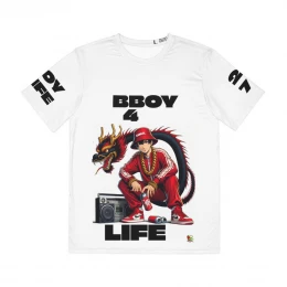 BBoy 4 Life Graphic Tee For The Real Hip-Hop Enthusiasts